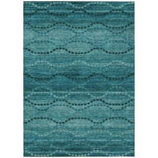 Piper Looms Chantille Gradient ACN2031 Turquoise Machine Washable Area Rug main image