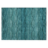Piper Looms Chantille Gradient ACN2031 Turquoise Machine Washable Area Rug Scatter Main Image