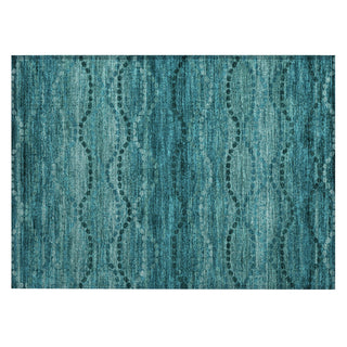 Piper Looms Chantille Gradient ACN2031 Turquoise Machine Washable Area Rug Scatter Main Image