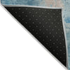 Piper Looms Chantille Abstract ACN2032 Blue Machine Washable Area Rug Backing Image
