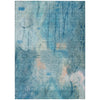 Piper Looms Chantille Abstract ACN2032 Blue Machine Washable Area Rug main image