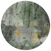 Piper Looms Chantille Abstract ACN2032 Pewter Machine Washable Area Rug Round Main Image