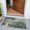 Piper Looms Chantille Abstract ACN2032 Pewter Machine Washable Area Rug Scatter Outdoor Lifestyle Image Feature