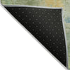 Piper Looms Chantille Abstract ACN2032 Sage Machine Washable Area Rug Backing Image