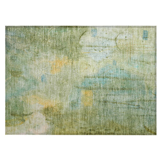 Piper Looms Chantille Abstract ACN2032 Sage Machine Washable Area Rug Scatter Main Image