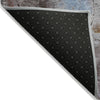 Piper Looms Chantille Abstract ACN2032 Taupe Machine Washable Area Rug Backing Image