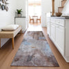 Piper Looms Chantille Abstract ACN2032 Taupe Machine Washable Area Rug Runner Lifestyle Image Feature
