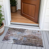 Piper Looms Chantille Abstract ACN2032 Taupe Machine Washable Area Rug Scatter Outdoor Lifestyle Image Feature