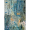 Piper Looms Chantille Abstract ACN2032 Teal Machine Washable Area Rug main image
