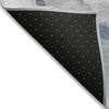 Piper Looms Chantille Abstract ACN2033 Blue Machine Washable Area Rug Backing Image