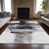 Piper Looms Chantille Abstract ACN2033 Brown Machine Washable Area Rug Lifestyle Image Feature