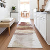 Piper Looms Chantille Abstract ACN2033 Terracotta Machine Washable Area Rug Runner Lifestyle Image Feature