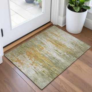 Piper Looms Chantille Abstract ACN2034 Aloe Machine Washable Area Rug Scatter Lifestyle Image Feature