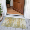 Piper Looms Chantille Abstract ACN2034 Aloe Machine Washable Area Rug Scatter Outdoor Lifestyle Image Feature