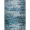 Piper Looms Chantille Abstract ACN2034 Blue Machine Washable Area Rug main image