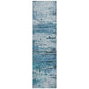 Piper Looms Chantille Abstract ACN2034 Blue Machine Washable Area Rug Runner Main Image