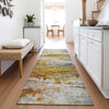 Piper Looms Chantille Abstract ACN2034 Copper Machine Washable Area Rug Runner Lifestyle Image Feature
