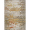 Piper Looms Chantille Abstract ACN2034 Khaki Machine Washable Area Rug main image