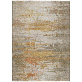 Piper Looms Chantille Abstract ACN2034 Khaki Machine Washable Area Rug main image