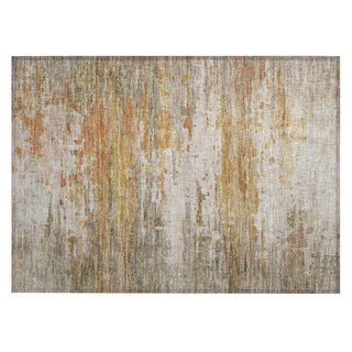 Piper Looms Chantille Abstract ACN2034 Khaki Machine Washable Area Rug Scatter Main Image