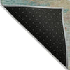 Piper Looms Chantille Abstract ACN2034 Teal Machine Washable Area Rug Backing Image