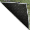 Piper Looms Chantille Abstract ACN2035 Green Machine Washable Area Rug Backing Image