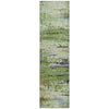 Piper Looms Chantille Abstract ACN2035 Green Machine Washable Area Rug Runner Main Image