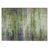 Piper Looms Chantille Abstract ACN2035 Green Machine Washable Area Rug Scatter Main Image