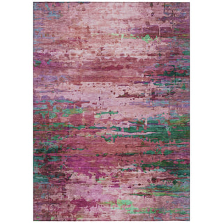 Piper Looms Chantille Abstract ACN2035 Pink Machine Washable Area Rug main image
