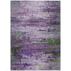 Piper Looms Chantille Abstract ACN2035 Purple Machine Washable Area Rug main image