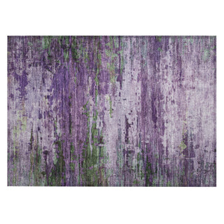 Piper Looms Chantille Abstract ACN2035 Purple Machine Washable Area Rug Scatter Main Image