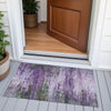 Piper Looms Chantille Abstract ACN2035 Purple Machine Washable Area Rug Scatter Outdoor Lifestyle Image Feature
