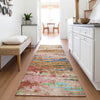Piper Looms Chantille Abstract ACN2035 Sage Machine Washable Area Rug Runner Lifestyle Image Feature