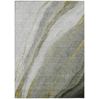 Piper Looms Chantille Swirls ACN2036 Aloe Machine Washable Area Rug main image