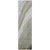 Piper Looms Chantille Swirls ACN2036 Aloe Machine Washable Area Rug Runner Main Image