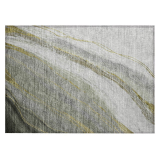 Piper Looms Chantille Swirls ACN2036 Aloe Machine Washable Area Rug Scatter Main Image