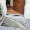 Piper Looms Chantille Swirls ACN2036 Aloe Machine Washable Area Rug Scatter Outdoor Lifestyle Image Feature