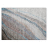 Piper Looms Chantille Swirls ACN2036 Brown Machine Washable Area Rug Scatter Main Image