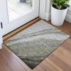 Piper Looms Chantille Swirls ACN2036 Pewter Machine Washable Area Rug Scatter Lifestyle Image Feature