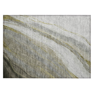 Piper Looms Chantille Swirls ACN2036 Pewter Machine Washable Area Rug Scatter Main Image
