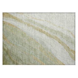 Piper Looms Chantille Swirls ACN2036 Sage Machine Washable Area Rug Scatter Main Image