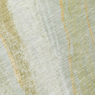 Piper Looms Chantille Swirls ACN2036 Sage Machine Washable Area Rug Swatch Image