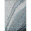 Piper Looms Chantille Swirls ACN2036 Teal Machine Washable Area Rug main image