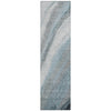 Piper Looms Chantille Swirls ACN2036 Teal Machine Washable Area Rug Runner Main Image