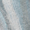 Piper Looms Chantille Swirls ACN2036 Teal Machine Washable Area Rug Swatch Image