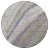 Piper Looms Chantille Swirls ACN2037 Mocha Machine Washable Area Rug Round Main Image