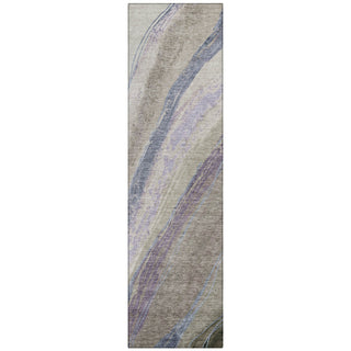 Piper Looms Chantille Swirls ACN2037 Mocha Machine Washable Area Rug Runner Main Image