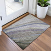 Piper Looms Chantille Swirls ACN2037 Mocha Machine Washable Area Rug Scatter Lifestyle Image Feature