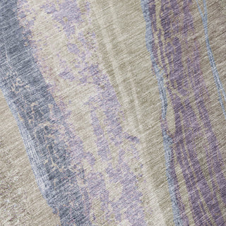 Piper Looms Chantille Swirls ACN2037 Mocha Machine Washable Area Rug Swatch Image