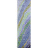 Piper Looms Chantille Swirls ACN2037 Purple Machine Washable Area Rug Runner Main Image